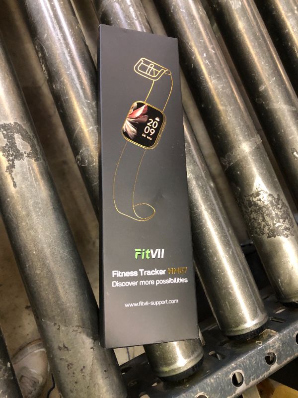 Photo 1 of FITVII Health & Fitness Tracker (Answer/Make Calls), Smart Watch with 24/7 Heart Rate and Blood Pressure, Sleep Tracking, Blood Oxygen Monitor, 120+ Sport Modes Activity Tracker for Women Men