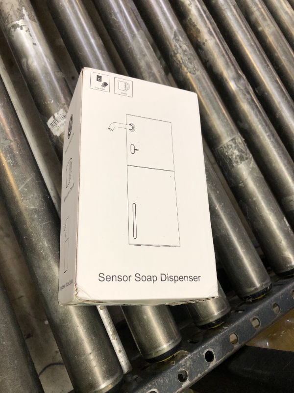 Photo 1 of WRISIN Touchless Automatic Soap Dispenser 15.2 oz, Stainless Steel Nozzle, 6 Adjustable Settings & 3rd Gen. Smart Sensor, Silent Hands-Free for Kitchen/Bathroom/Toilet?White?