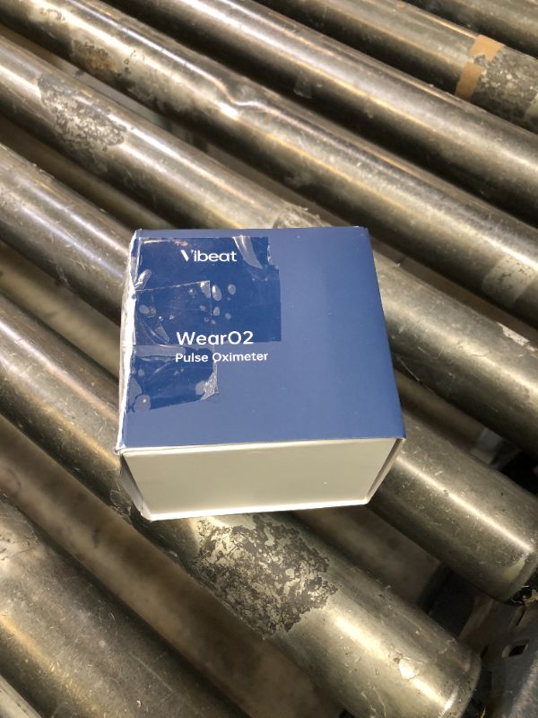 Photo 1 of Vibeat Wearable Pulse Oximeter - WearO2 Bluetooth Oxygen Meter for Continuous Blood Oxygen and Heart Rate Tracking, Finger Oxygen Monitor with Notification & Free APP