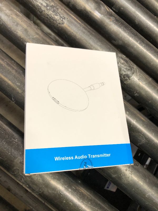 Photo 1 of Airplane Bluetooth 5.3 Transmitter Adapter-Low Latency Wireless Audio for AirPods/Earbuds/Headphones on Flights, Gym, TV, with 3.5mm AUX Jack