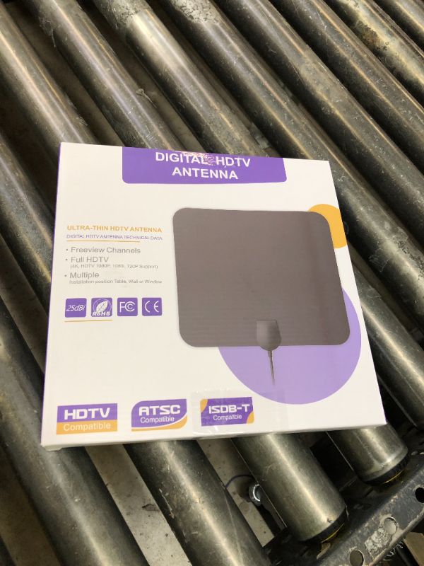 Photo 1 of TV Antenna Indoor Long Range 900 Miles, Supports 4K 1080p Smart TV Signal Reception with Signal Amplifier 16ft HDTV Coax Cable