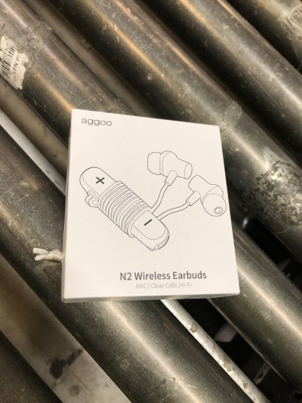 Photo 1 of Active Noise Cancelling Earbuds, Neckband Bluetooth Headphones, Wireless Bluetooth 5.4 Earbuds with 4 AI ENC Mics, Deep Bass Strong Beat Ear Buds, 18H Playtime, IPX7 Waterproof, Magnetic Earphones