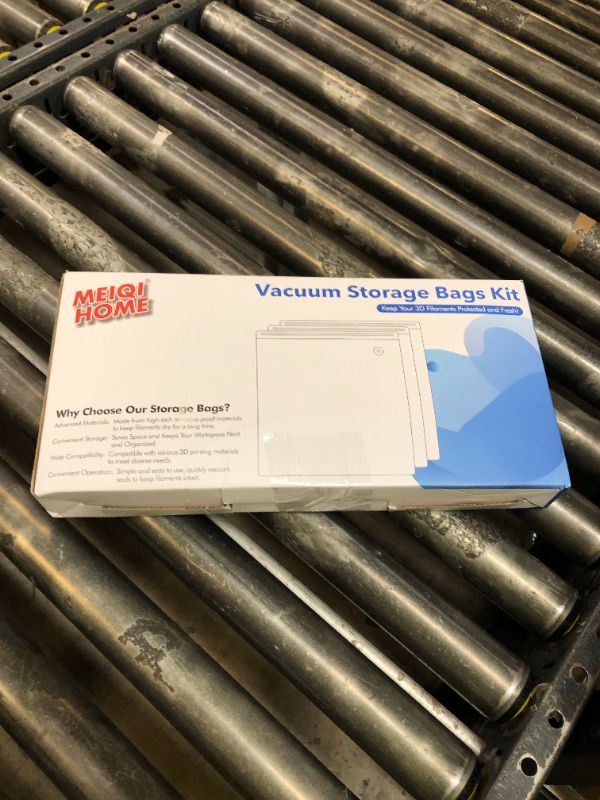 Photo 1 of Filament Storage Bags 50PCS, 3D Filament Vacuum Bags Kit (12.6"x13.4") with 50 Desiccants, 5 Sealing Clips for 3D Printer Filament Storage for Filament Dryer Box