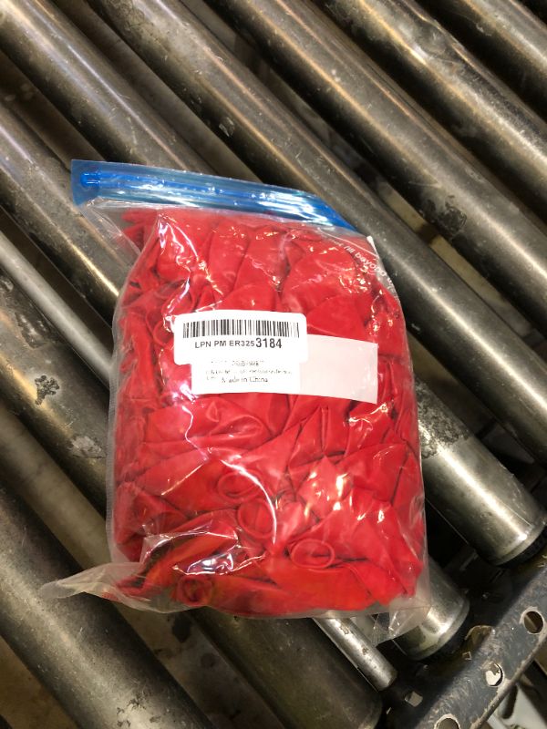 Photo 1 of 300 Pack Red Balloons 12 inch Red Latex Party Balloon Bulk for Various Party Events Decorations