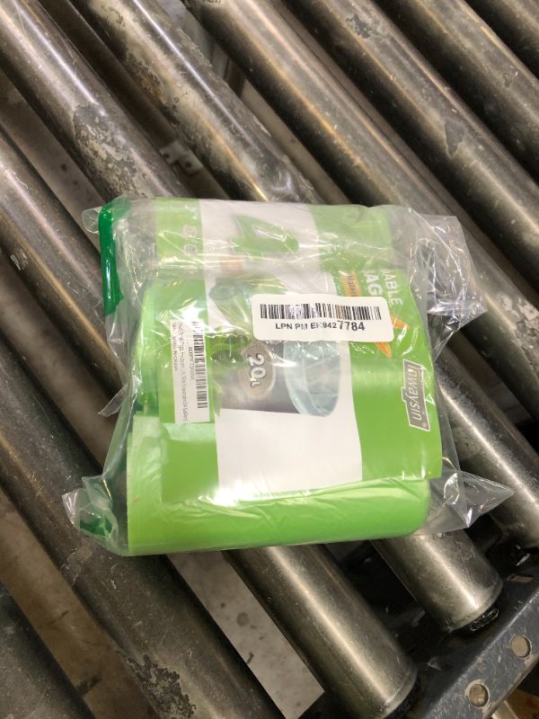 Photo 1 of Small Trash Bags 4-6 Gallon, Inwaysin 200 Count Biodegradable Trash Bags 4 Gallon, Extra Strong Small Garbage Bags Unscented, Size Expanded, Green, for Bathroom Bedroom Office Kitchen Trash Can