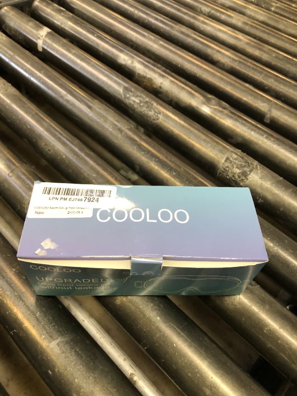 Photo 1 of COOLOO Swim Goggles, Wide View No Leaking Swimming Goggles, Anti-fog & Anti-UV Fashion Swim Goggles for Adult Men Women Youth