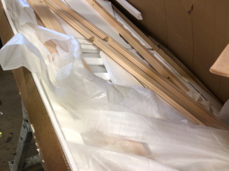 Photo 1 of Dream On Me Owen 5-in-1 Convertible Full-Size Baby Crib in Vintage White Oak, GreenGuard Gold & JPMA, Converts to Toddler, Day, & Full-Size Bed Non-Toxic Paint, Safe Sleep Environment