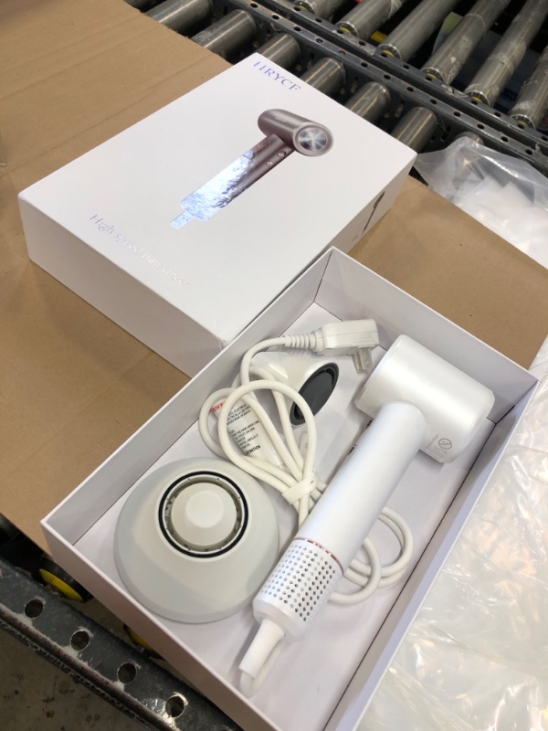 Photo 1 of Hair Dryer,160000 RPM Blow Dryer with High-Speed Brushless Motor for Fast Drying, Professional Ionic Lightweight Hair Dryers, Thermo-Control Low Noise with Blow Dryers Diffuser & Nozzle 