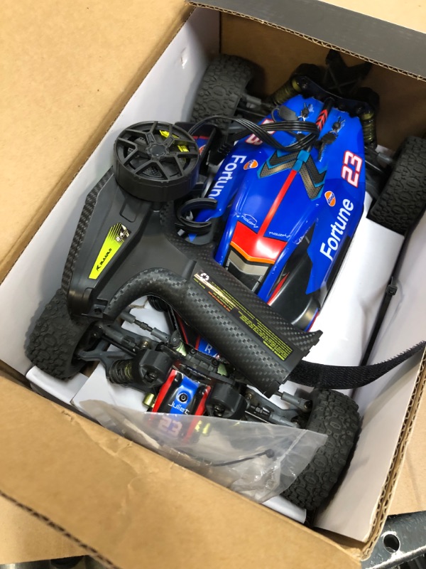 Photo 1 of VIRCAS 1/12 Brushelss RC Cars for Adult Top Speed 50+ MPH RC Buggy All Terrain RC Truck 4W Off-Road Monster Trucks Waterproof Remote Control Car with 3S Battery (Blue)