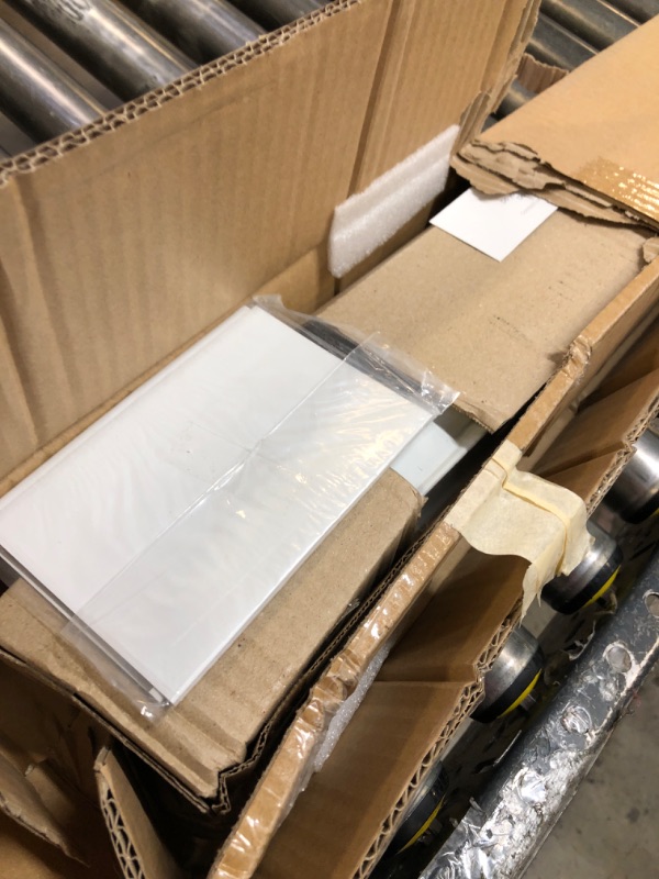 Photo 1 of CHICOLOGY Vertical Blinds , Door Blinds & Shades , Blackout Window Shade , Vertical Blinds for Doors , Sliding Blinds Oxford White (Vinyl) 78"W X 84"H