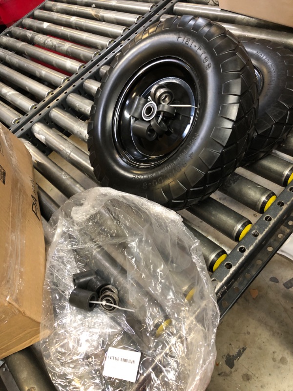 Photo 1 of wheelbarrow tires