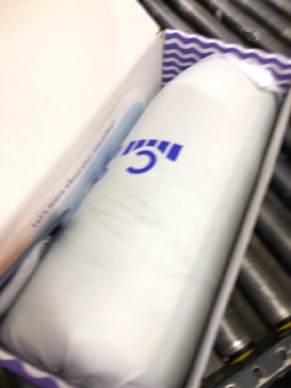 Photo 1 of C CUSHION LAB Deep Sleep Pillow, Patented Ergonomic Contour Design for Side & Back Sleepers, Orthopedic Cervical Shape Gently Cradles Head & Provides Neck Support & Shoulder Pain Relief - Calm Grey