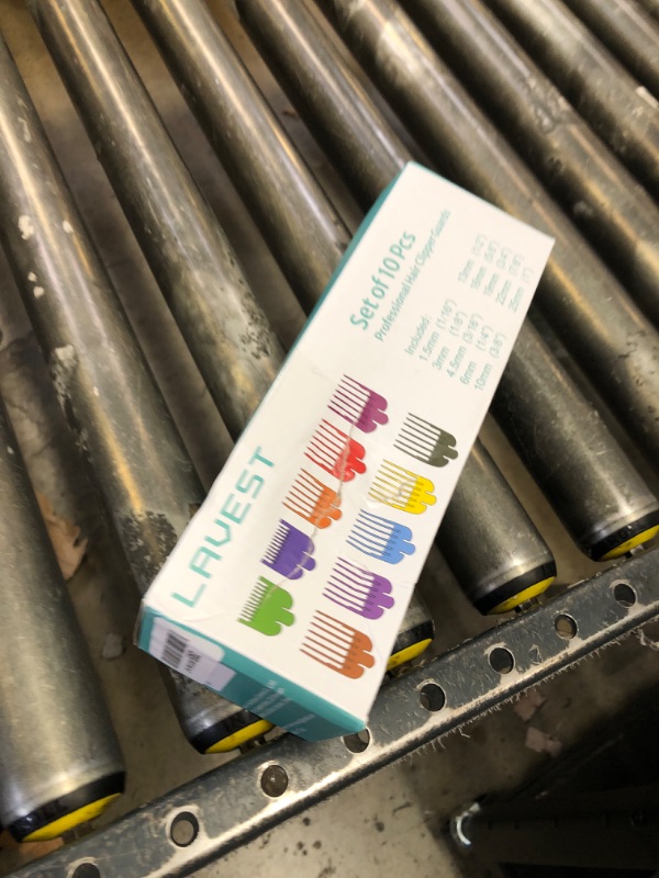 Photo 1 of 10 Professional Hair Clipper Guards Cutting Guides Compatible with Most Wahl Clippers with Organizer, Color Coded Clipper Combs Replacement - 1/16" to 1"