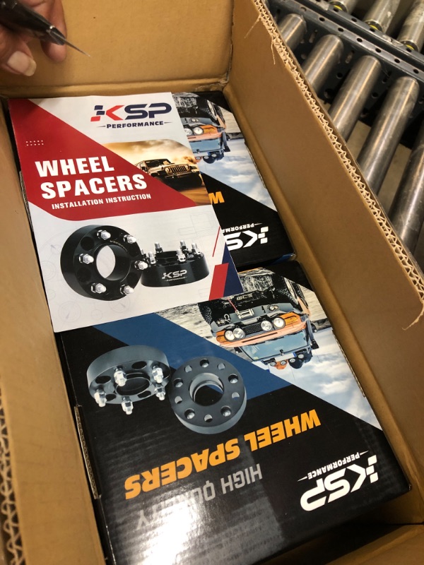 Photo 1 of KSP 6x5.5 1inch Wheel Spacers Fit for 2024+ Tacoma, 1" 6x139.7 Wheel Spacers with 14x1.5 Studs 95.2mm Hub Bore Compatible with 2022+ Tundra, 2023+ Sequoia Wheel Adapters 4PCS