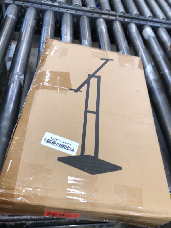 Photo 1 of ONCEMORE Heavy Duty Sign Stand, Floor Poster Board Stand, Adjustable Metal Sign Holder Height Up to 60 Inches and 180° Rotation Display Standing Pedestal for Board & Foam, Black 2 Pack