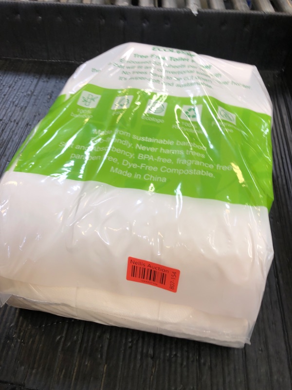 Photo 1 of ECOLipak Bamboo Toilet Paper, Septic Safe Toilet Tissue, 24 Double Rolls, 320 Sheets Per Roll, Tree Free, Non Toxic, 2 Ply, Soft and Absorbent, Eco Friendly Dye-Free Paper