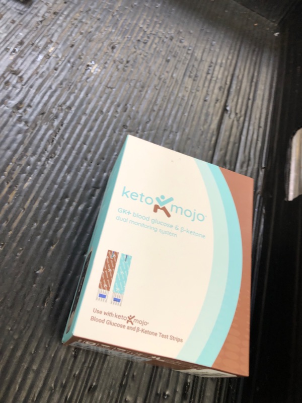 Photo 1 of KETO-MOJO GK+ Bluetooth Glucose & Ketone Testing Kit + Free APP for Ketosis & Diabetes Support. 20 Blood Test Strips (10 Each), Meter, 20 Lancets, Lancing Device, and Control Solutions