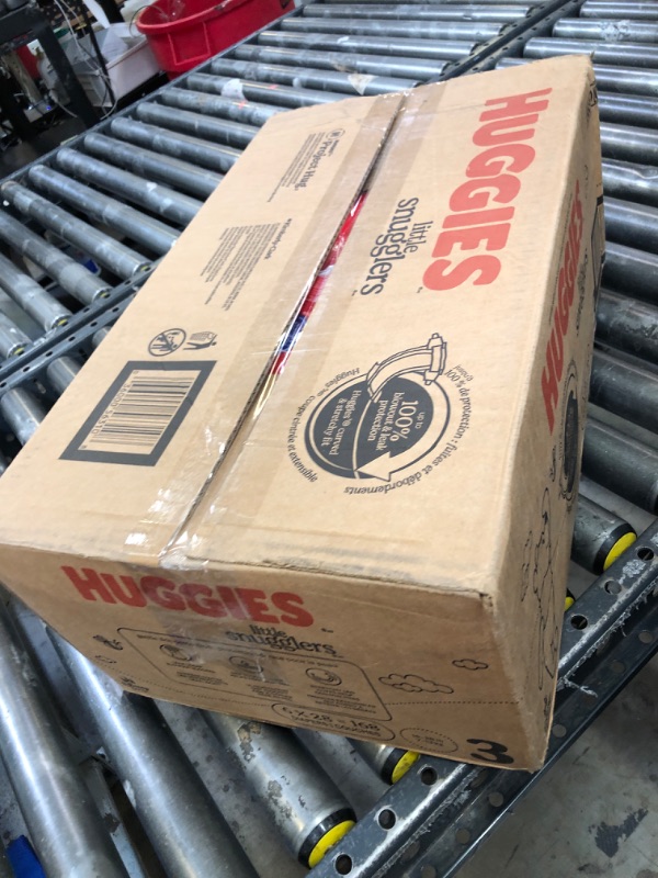Photo 1 of Huggies Size 3 Diapers, Little Snugglers Baby Diapers, Size 3 (16-28 lbs), 168 Count (6 Packs of 28), Packaging May Vary