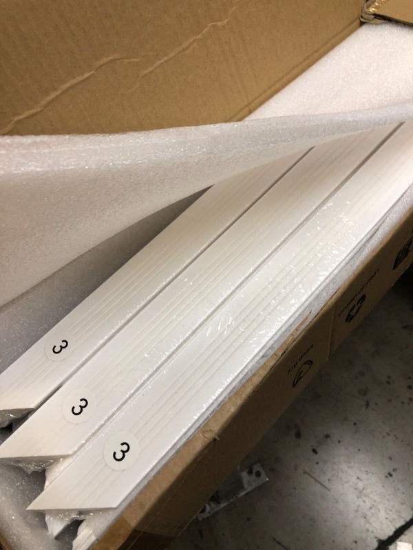 Photo 1 of Art3d Pre-Cut Wall Molding Set of 6 pcs, Ready-to-Assemble Wainscoting Panels for Interior Wall Décor Living Room Bedroom Accent Wall - Installed with Glue, 3 Top 3 Bottom