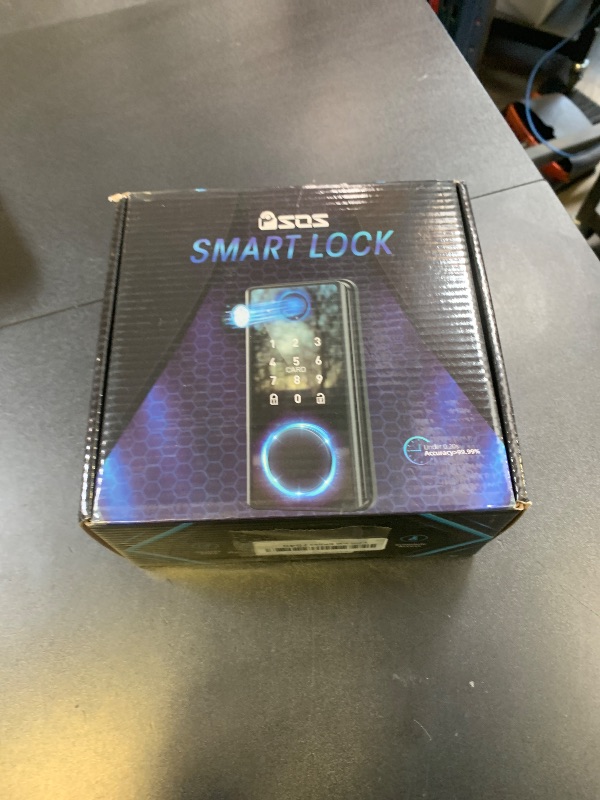 Photo 1 of Keyless Entry Deadbolt, App Control, Electronic Digital Touchscreen Keypad for Home, Office, and On-The-Go Security BlackLPNPMEK0537545
