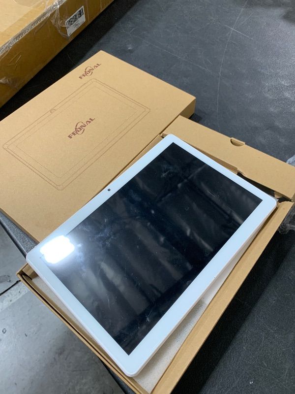 Photo 1 of Tablet 10.1 inch Android 12 Tablet 2024 Latest Update Octa-Core Processor with 64GB Storage, Dual 13MP+5MP Camera, WiFi, Bluetooth, GPS, 512GB Expand Support, IPS Full HD Display (Silver)