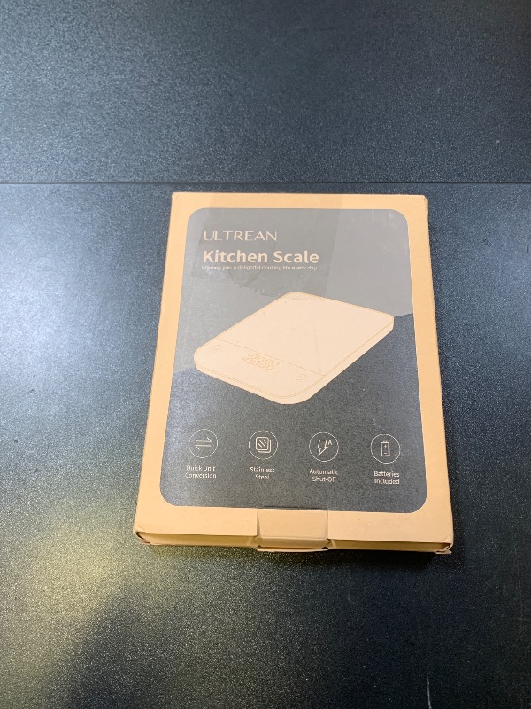 Photo 1 of Ultrean 2025 Version Food Scale, LED Digital Kitchen Scale Weight Grams and Ounces for Baking Cooking and Meal Prep, 6 Units with Tare Function, 11lb (Batteries Included)