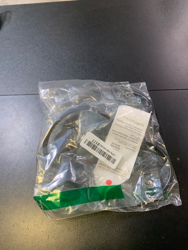 Photo 1 of 3FT 13A 125V 1625W ETL Listed?16/3 Indoor Extension Cord Black?Short Extension Cord for Laptops, Coffee Makers, Office Home Appliances, 3 Prong Small Resistant Cable Flexible