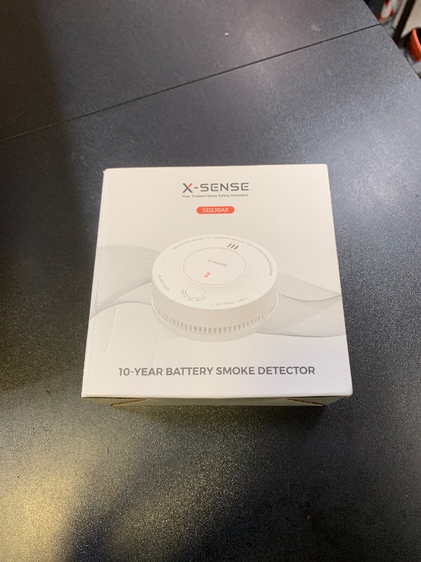 Photo 1 of X-Sense  Alarm, 10-Year Battery Fire Alarm Smoke Detector with LED Indicator & Silence Button, SD2J0AX