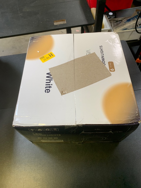 Photo 1 of POWERASIA 12 Pack 6 Inch Ultra-Thin LED Recessed Ceiling Light with Junction Box, 5CCT Dimmable 2700K/3000K/4000K/5000K/6000K,15W 1200lm Can Killer Downlight-ETL and Energy Star Certified