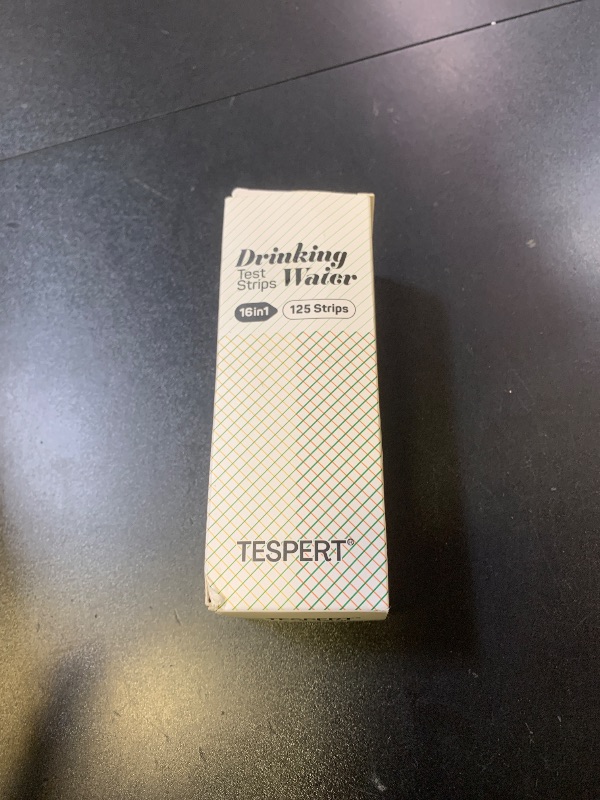 Photo 1 of Water Testing Kits for Drinking Water: 125 Strips 16 in 1 Well and Drinking Water Test Kit, TESPERT Water Test Strips with Hardness, pH, Lead, Iron, Copper, Chlorine, and More
