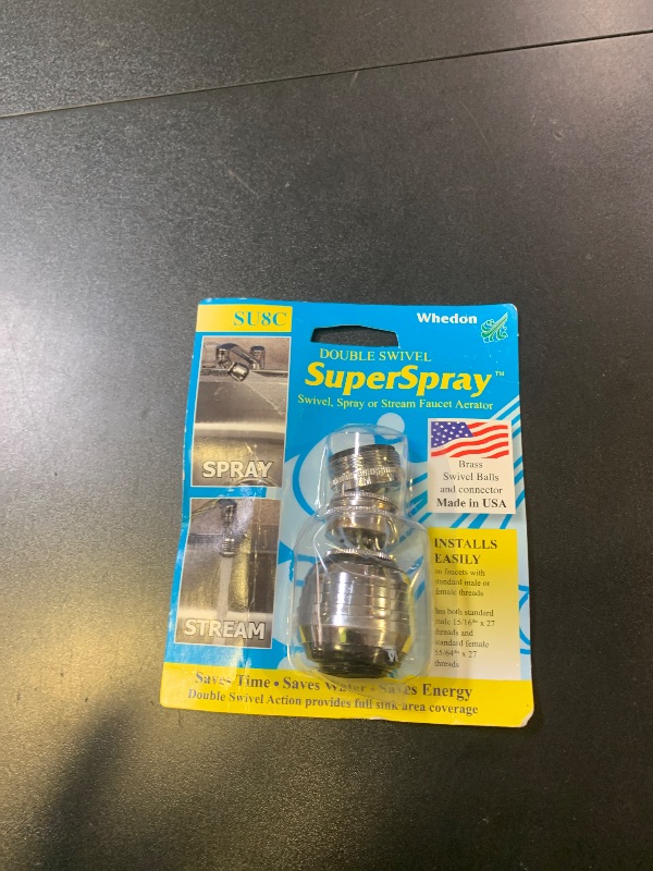 Photo 1 of Whedon Products SU8C Double Swivel SuperSpray, chrome