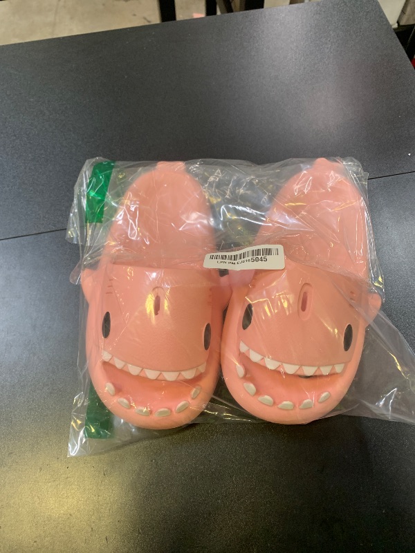 Photo 1 of Men's and Women's Shark Slides Cloud Slippers Summer Novelty Open Toe Slide Sandals Anti-Slip Beach Pool Shower Shoes with Cushioned Thick Sole, Pink, 5.5-6.5 Women/4-5 Men