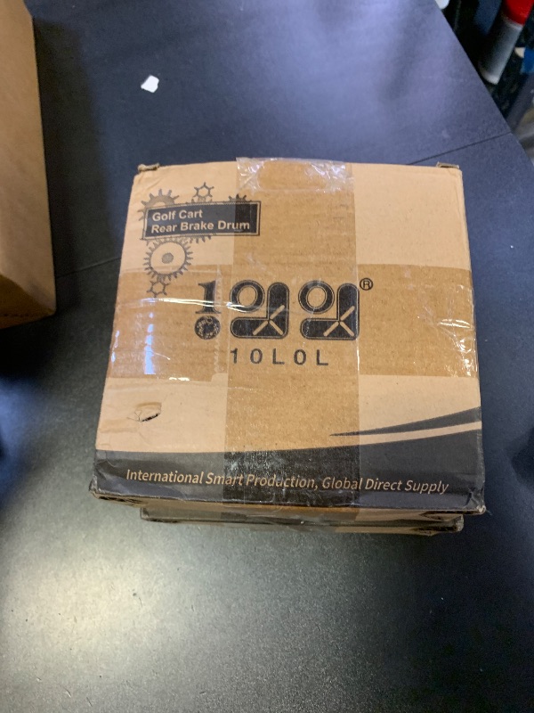 Photo 1 of 10L0L Golf Cart EZGO TXT Split Brake Drum & Rear Wheel Hub Assembly for Electric Golf Carts, Fits 1982-Up Models, Heavy Duty, Replace OEM 19186-G1, 615604, 604112