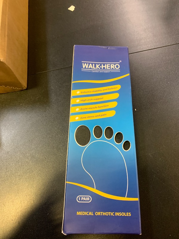 Photo 1 of Inserts Relieve Plantar Fasciitis - Flat Feet Insoles Arch Supports, Orthotic Insoles for Foot Pain Arch Pain Reduce Muscle Fatigue Absorb Shock (Mens 5-5 1/2 | Womens 7-7 1/2)