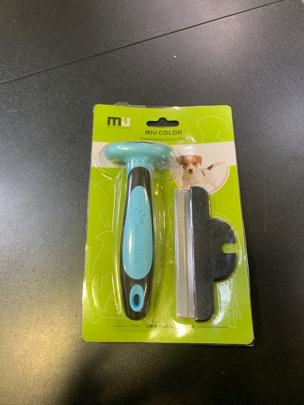 Photo 1 of MIU COLOR Pet Grooming Brush, Deshedding Tool for Dogs & Cats, Effectively Reduces Shedding by up to 95% for Short Medium and Long Pet Hair
