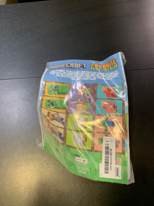 Photo 1 of Minecraft Coloring Book Set for Kids, Boys Ages 4-8 - Bundle with Minecraft Coloring Pages, Activities, Games Plus Minecraft Stickers, Jumbo Crayons | Minecraft Activity Book Set