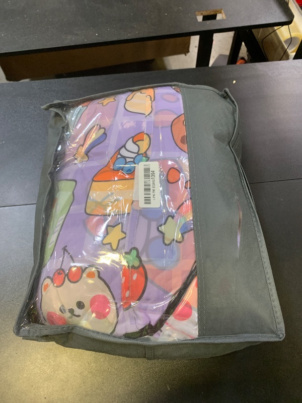 Photo 1 of QOOMO Kawaii Bear Printed Camping Sleeping Bags,3 Season Warm & Cool Weather,Lightweight,Waterproof Sleeping Bags for Adults Kids Girls,Traveling,and Outdoors,Camping Gear Equipment,31x90inch