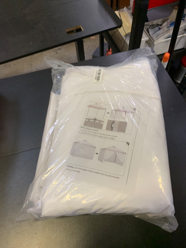 Photo 1 of Instant Canopy Sidewalls for 10x10 Pop Up Canopy Tent, 300D Waterproof Material for Outdoor Events, Vendor Booths, and Privacy (Sidewalls Only, Canopy Not Included)