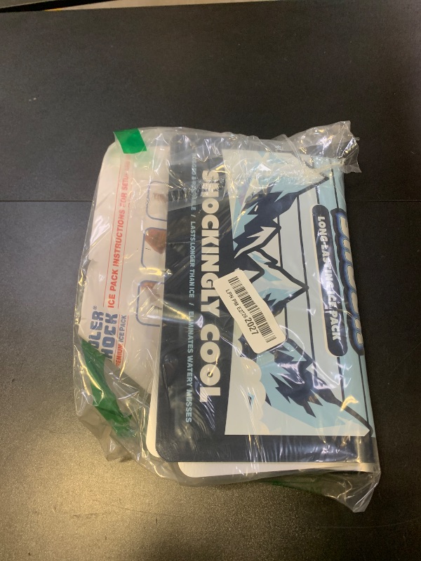 Photo 1 of Cooler Shock Ice Packs for Cooler - Long Lasting, Reusable Freezer Packs for Coolers, Camping Gear, Fishing, Road Trips, Beach Must Haves, Medium