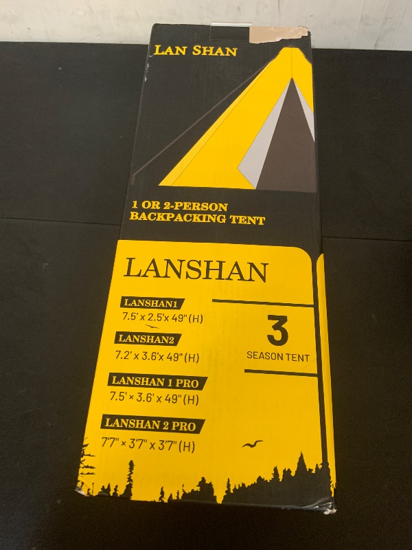 Photo 1 of LANSHAN Ultralight Tent 3-Season Waterproof Backpacking Tent for 2 Person Camping, Climbing, Hiking, Travelling, Mountaineering, 2-Person, Green