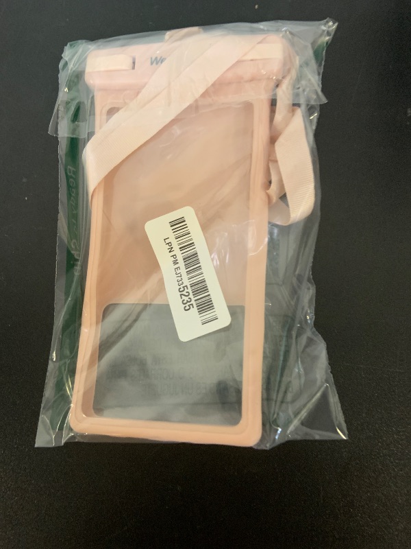Photo 1 of wellhouse Waterproof Phone Pouch, Waterproof Phone Case for iPhone 16 15 14 13 12 Pro Max XS Samsung, IPX8 3D Cellphone Dry Bag Beach Essentials (1 Pack - Pink7.0, 7 inch)