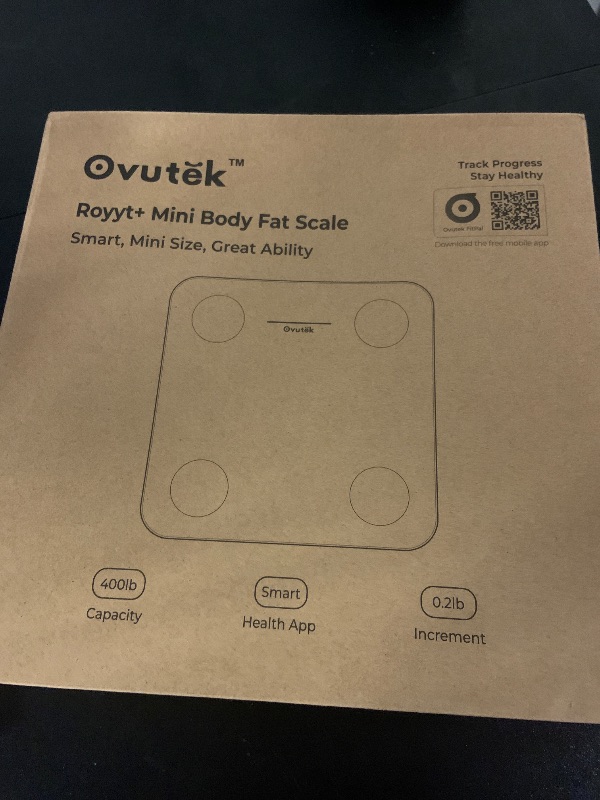 Photo 1 of Ovutek Smart Scale for Body Weight, Digital Bathroom Scale BMI Weighing Body Fat Scale, Accurate Body Composition Scale Monitor for People's Health with Smartphone App, Compact Size, 400lb