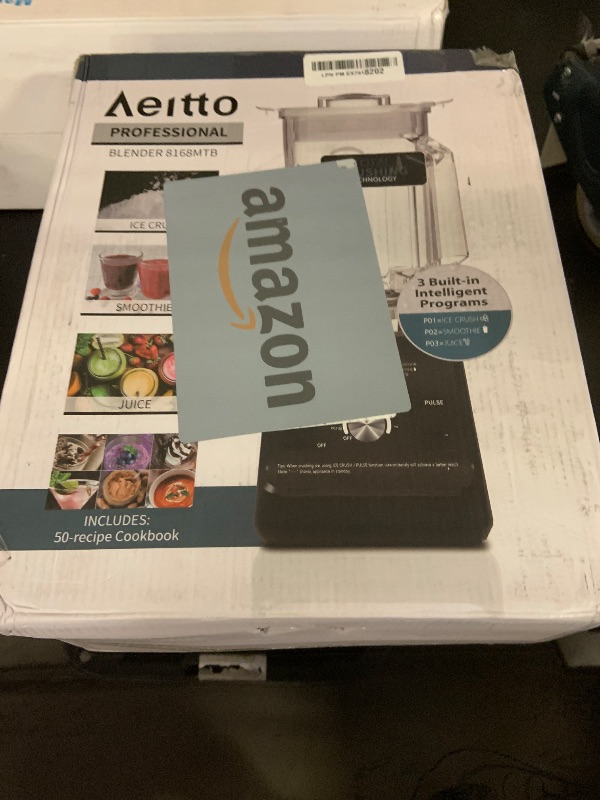 Photo 1 of Aeitto Blender, Blenders for Kitchen with 1500-Watt Motor, 68 Oz Large Capacity, Professional Countertop Blenders for Ice Crush, Frozen Drinks (Silver)
