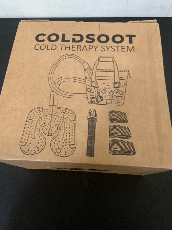Photo 1 of COLDSOOT Cold Therapy Machine w/Timer, Compact and Portable Ice Machine for Knee After Surgery, Knee Replacement Recovery System, Cryotherapy Pain Relief w/Compression Pad for Shoulder, Hip and Ankle