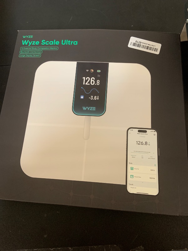 Photo 1 of Smart Scale Ultra with 4.3" Color Display, Digital Scale for Body Weight BMI Muscle Mass, Heart Rate Monitor, Wi-Fi & Bluetooth Weight Scale with Baby/Pet/Luggage Mode, 400lbs
