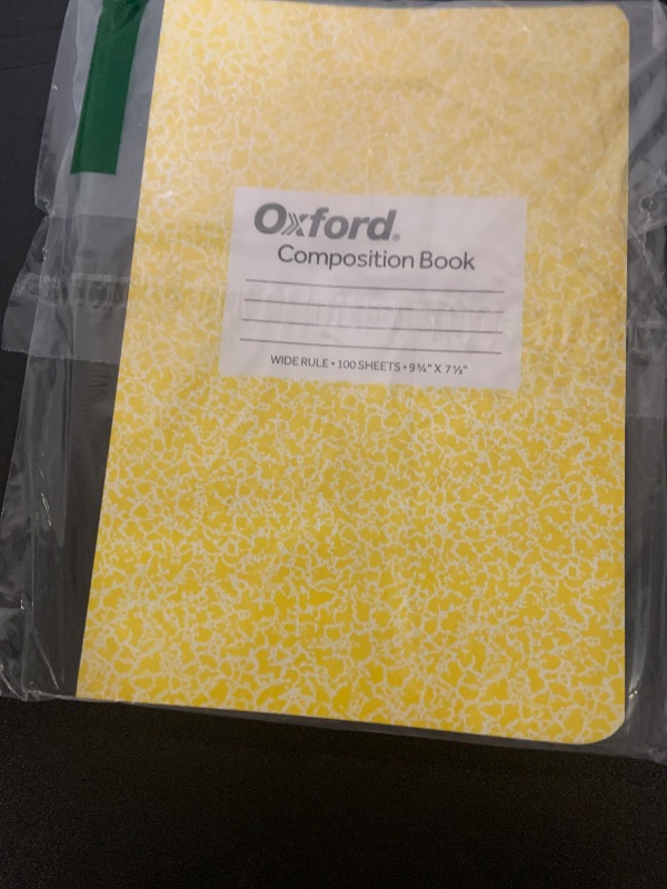Photo 1 of TOPS 63794 Composition Book w/Hard Cover, Legal/Wide, 9 3/4 x 7 1/2, White, 100 Sheets