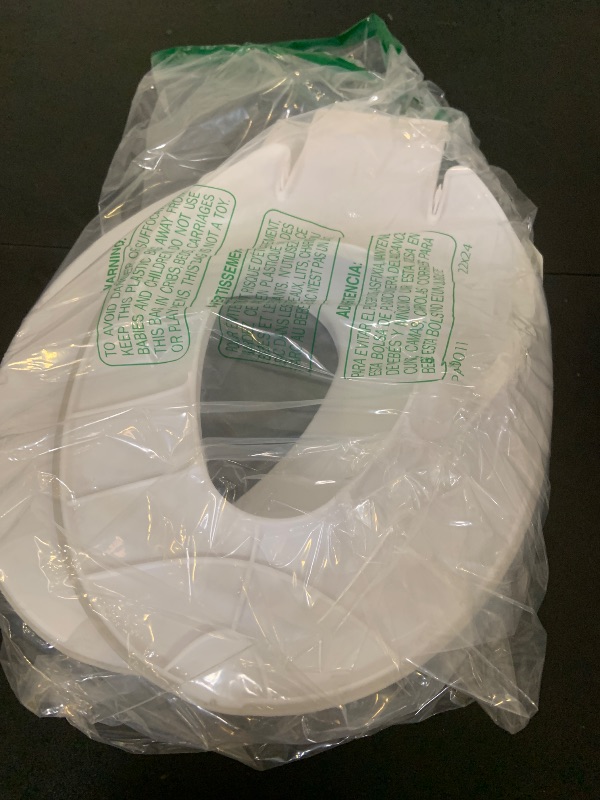 Photo 1 of Ingenuity: ity by Ingenuity Flip & Sit Potty Seat (White) – Easy to Set Up & Remove Potty Training Seat That Attaches to Adult Toilet Seat