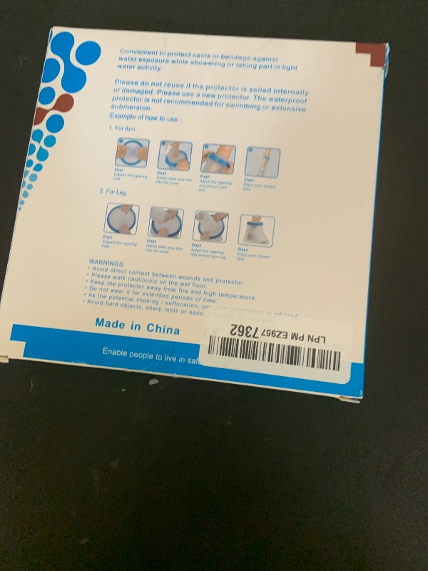 Photo 1 of UpGoing Waterproof Hand Cast Covers for Shower Bath, Adult Watertight Wrist Protector Resuable Wound Bandage Sleeve Bag for Broken Hand, Fingers, Surgery, Burns[2025 Upgrade]