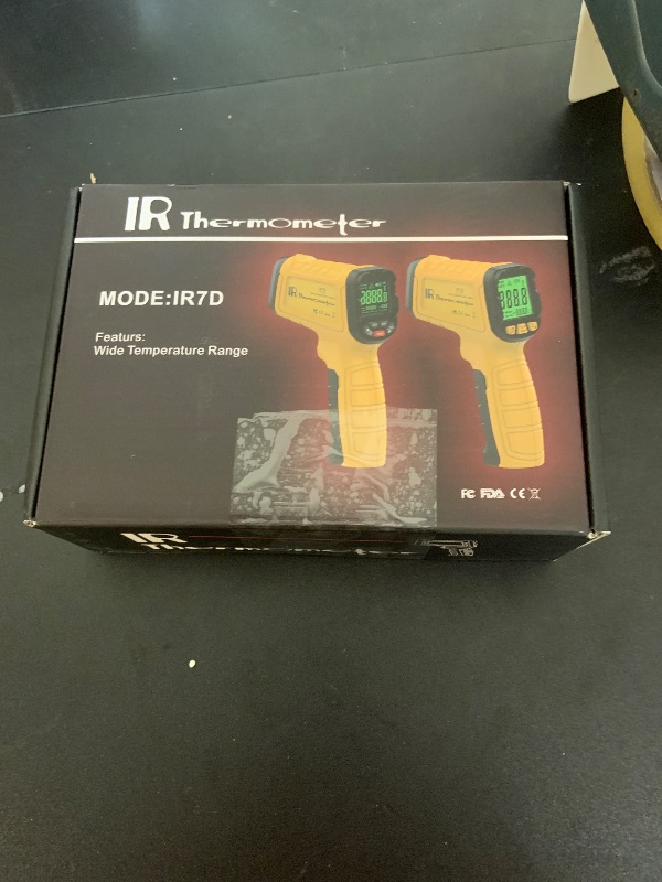 Photo 1 of 50:1 Infrared Thermometer -58F to 1796F, Laser Temp Gun with Thermocouple Probe for Pizza Oven, HVAC, BBQ, High Temp Gun with Humidity Sensor, Accurate for Home and Industrial Use