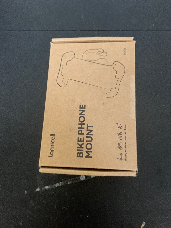 Photo 1 of Lamicall Bike Phone Mount Holder - Motorcycle Phone Mount, Adjustable Cell Phone Holder, Bicycle Scooter Handlebar Cradle Clip for iPhone 16 Pro Max/Plus, iPhone 15 Plus, iPhone 14 and 4.7-6.8" Phone